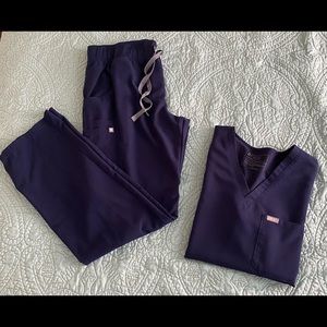 Navy Blue FIGS Size Large/ Large Tall // 20% OFF 3+ BUNDLE